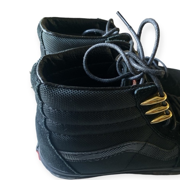 VANS MARVEL SUEDE BLACK PANTHER Edition BLACK Sneakers Size 8 Men 9.5 Wo… - Picture 13 of 17